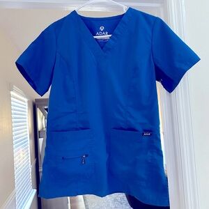 Adar Royal Blue Scrub set